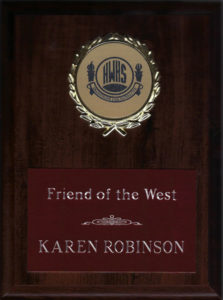 Friend of The West Award - Karen Robinson
